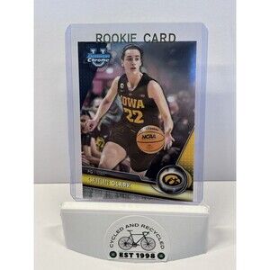 Caitlin Clark Rookie 2023-24 Bowman Chrome U RC Indiana Fever #34 Card Gold Foil